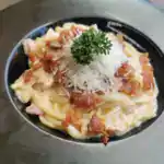 Carbonara Pasta | Fresh | Creamy | Ham | Cheese | Tasty | Croissant & Ko | Koh Phangan