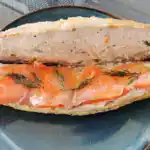 Smoked Salmon & Cream Cheese Sandwich | Homemade Bread | Fresh | Tasty | Creamy | Croissant & Ko | Koh Tao