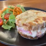 Croque-Monsieur with Salad | Tasty | Croissant & Ko | Koh Phangan