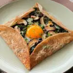 Galette Forestiere | Crepe | Creamy | Mushrooms | Spinach | Fresh Egg | Tasty | Croissant & Ko | Koh Tao