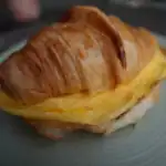 Omelet Croissant Sandwich | Eggs | Croissant | Tasty | Soft | Crunchy | Creamy | Salty | Croissant & Ko | Koh Tao