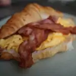 Bacon & Egg Croissant Sandwich | Tasty | Crunchy | Croissant & Ko | Koh Tao