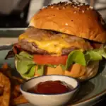 Burger | Beef Burger | French Fries | Juicy | Croissant & Ko | Koh Tao