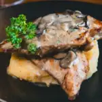 Chicken Mushroom Sauce | Soft | Creamy | Tasty | Croissant & Ko | Koh Phangan