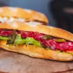 Rosette Sandwich | Fresh Bread | Homemade | Tasty | Crunchy | Salami | Croissant & Ko | Koh Tao
